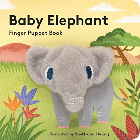 Baby Elephant: Finger Puppet Book: (finger Puppet Book for Toddlers and Babies, Baby Books for First Year, Animal Finger Puppets) (Little Finger Puppet Board Books): 1 - Yu-Hsuan Huang [KSIĄŻKA]