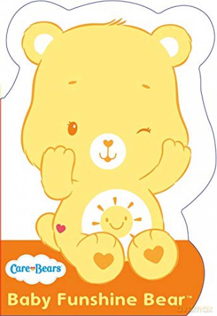 Baby Funshine Bear: Shaped Board Book 1 (Care Bears) - Care Bears [KSIĄŻKA]