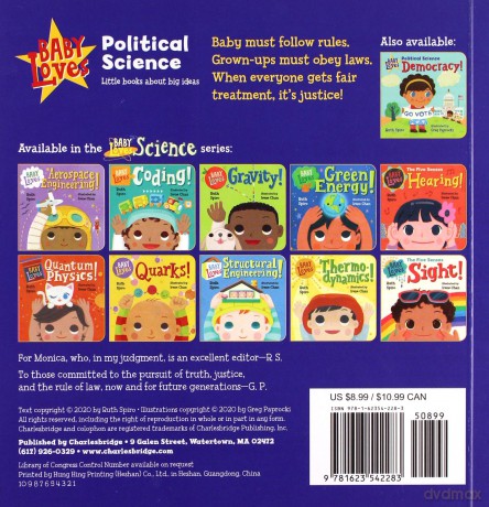 Baby Loves Political Science: Justice! (Baby Loves Science) - Ruth Spiro [KSIĄŻKA]