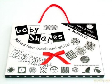 Baby Shapes 4 Books and Mobile Set - Helen Dorman [KSIĄŻKA]