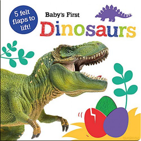 Baby's First Dinosaurs (Baby's First Felt Flap Book) - Imagine That [KSIĄŻKA]