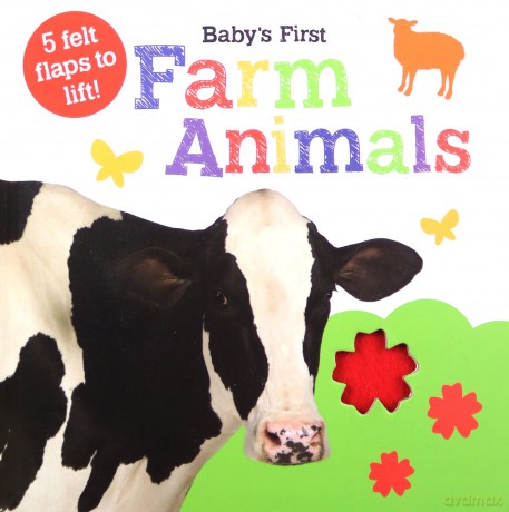 Baby's First Farm Animals (Baby's First Felt Flap Book) - Imagine That [KSIĄŻKA]