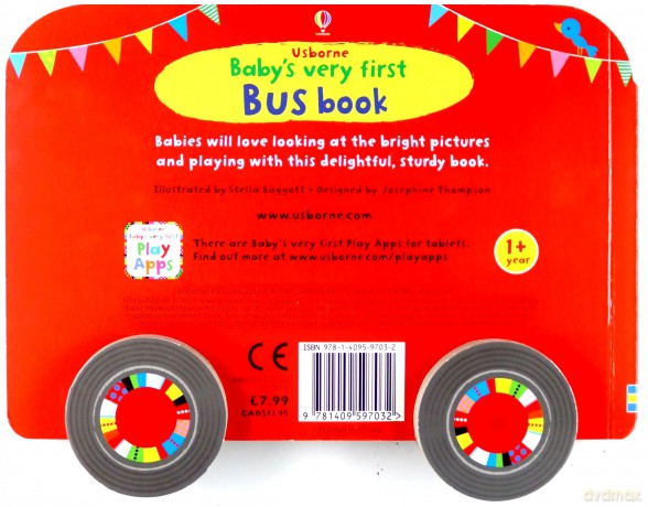 Baby's Very First Bus Book (Babys Very First Books): 1 - Fiona Watt [KSIĄŻKA]