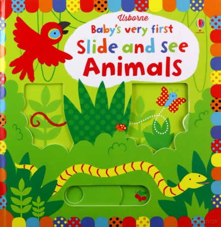 Baby's Very First Slide and See Animals (Baby's Very First Books): 1 - Fiona Watt [KSIĄŻKA]