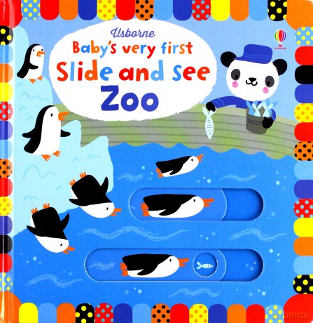 Baby's Very First Slide and See Zoo (Baby's Very First Books): 1 - Fiona Watt [KSIĄŻKA]