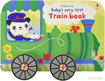 Baby's Very First Train Book (Baby's Very First Books): 1 - Fiona Watt [KSIĄŻKA]