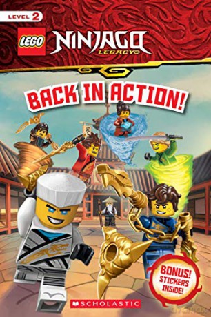 Back in Action!: Reader With Stickers (Lego Ninjago Legacy: Scholastic Readers, Level 2) - Tracey West [KSIĄŻKA]