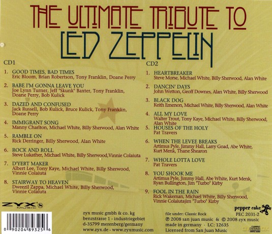 Led Zeppelin - The Ultimate Tribute To Led Zeppelin [2CD]