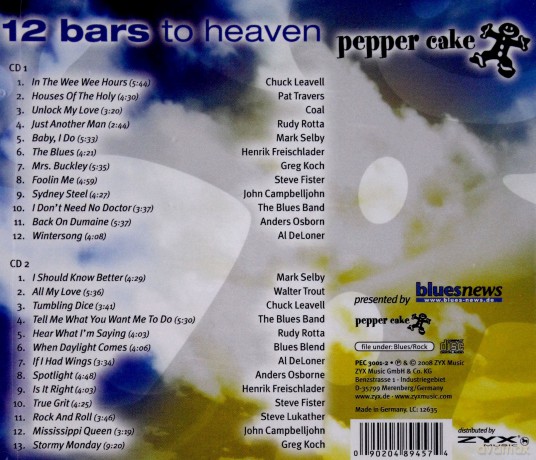 12 Bars To Heaven - Pepper Cak [2CD]