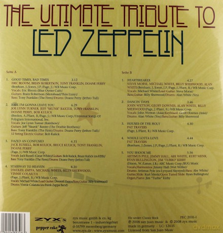 Led Zeppelin - The Ultimate Tribute To Led Zeppelin [Winyl]