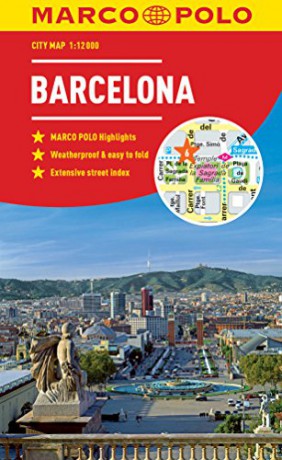 Barcelona Marco Polo City Map - pocket size, easy fold, Barcelona street map (Marco Polo City Maps) - Marco Polo [KSIĄŻKA]
