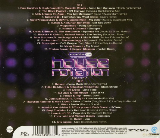 Sunshine Live House Rotation V [2CD]