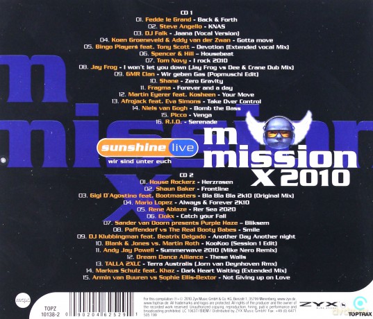 Sunshine Live Mix Mission [2CD]