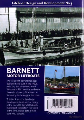 Barnett motor lifeboats: The RNLI's 60ft Barnett motor lifeboats, their history and design: 5 (Lifeboat Design and Development) - Nicholas Leach [KSIĄŻKA]