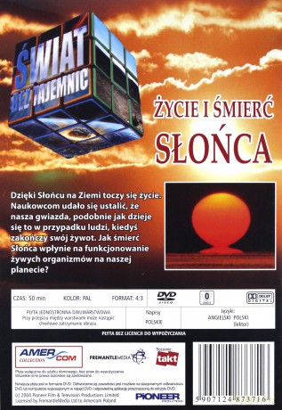 Świat bez tajemnic 16: Życie i śmierć Słońca [DVD]