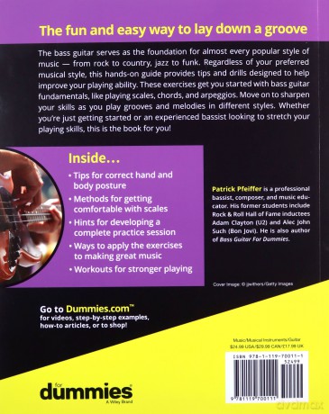 Bass Guitar Exercises For Dummies [KSIĄŻKA]