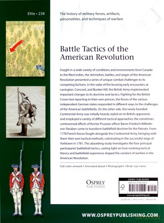 Battle Tactics of the American Revolution (Elite) - Robbie MacNiven [KSIĄŻKA]