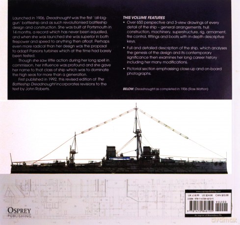 Battleship Dreadnought (Anatomy of The Ship) - John Roberts [KSIĄŻKA]