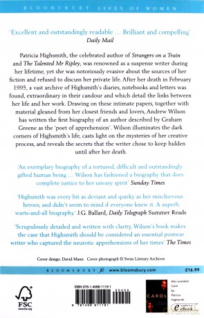 Beautiful Shadow: A Life of Patricia Highsmith (Bloomsbury Lives of Women) - Andrew Wilson [KSIĄŻKA]