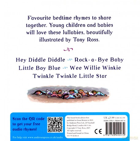 Bedtime Rhymes (My Favourite Nursery Rhymes Board Books) - Tony Ross [KSIĄŻKA]