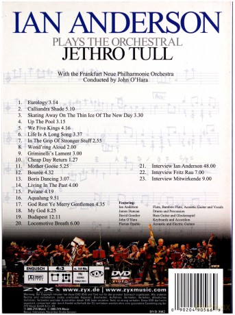 Plays Jethro Tull [DVD]