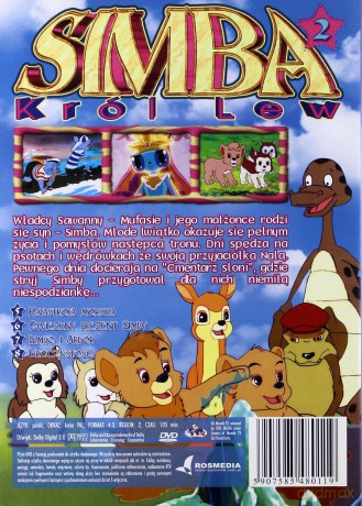 Simba - Król Lew odcinki 5-8 [DVD]