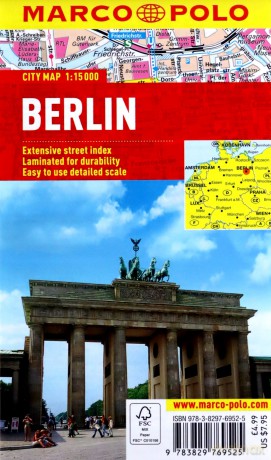 Berlin Marco Polo City Map (Marco Polo City Maps) - Marco Polo [KSIĄŻKA]