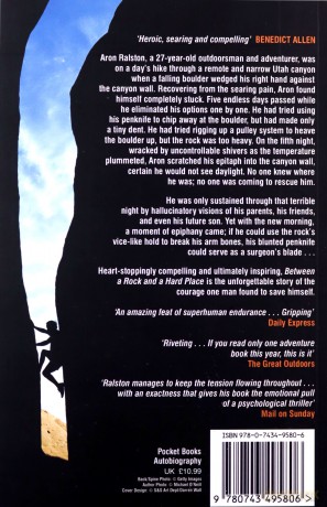 Between a Rock and a Hard Place - Aron Ralston [KSIĄŻKA]