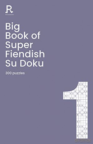 Big Book of Super Fiendish Su Doku Book 1: a bumper fiendish sudoku book for adults containing 300 puzzles - Richardson Puzzles and Games [KSIĄŻKA]