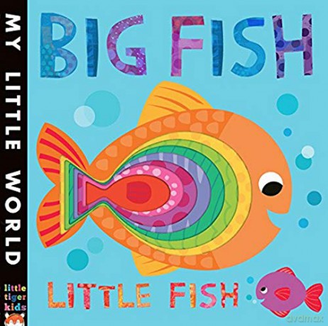 Big Fish. Little Fish A buBoard bookly book of opposites: A bubbly book of opposites (My Little World) - Fhiona Galloway [KSIĄŻKA]