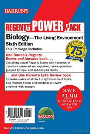 Biology Power Pack (Lets Review 2 Vol Pack): Let's Review Biology + Regents Exams and Answers: Biology (Barron's Regents NY) - Gregory Scott Hunter [KSIĄŻKA]