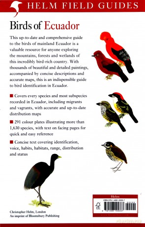 Birds of Ecuador (Helm Field Guides) - Robin Restall [KSIĄŻKA]