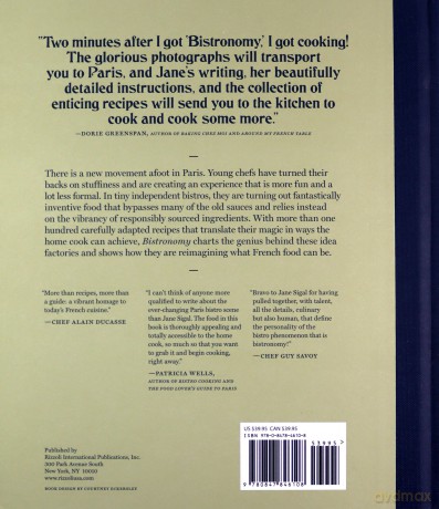 Bistronomy: Recipes from the Best New Paris Bistros - Jane Sigal [KSIĄŻKA]