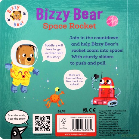 Bizzy Bear: Space Rocket - Benji Davies [KSIĄŻKA]