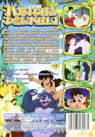 Księga Dżungli odcinki 1-4 [DVD]