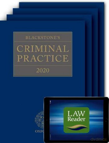 Blackstone's Criminal Practice 2020 (Book, All Supplements, and Digital Pack) [KSIĄŻKA]
