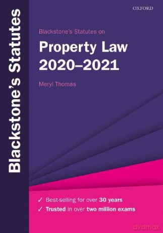 Blackstone's Statutes on Property Law 2020-2021 (Blackstone's Statute Series) - Meryl Thomas [KSIĄŻKA]