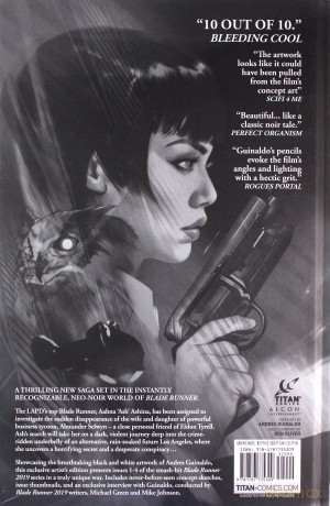 Blade Runner 2019 Vol 1 B&W Art Edition (Blade Runner 2019 Art Edition) - Mike Johnson [KSIĄŻKA]