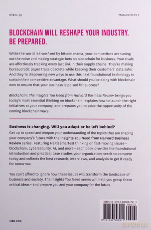 Blockchain: The Insights You Need from Harvard Business Review (HBR Insights Series) - Harvard Business Review [KSIĄŻKA]