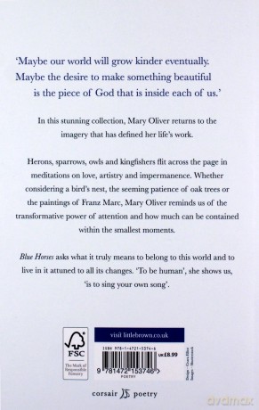 Blue Horses - Mary Oliver [KSIĄŻKA]