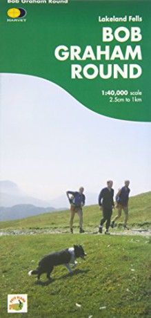Bob Graham Round Map: Lakeland Fells [KSIĄŻKA]