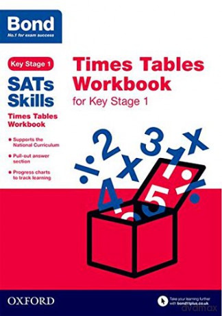 Bond SATs Skills: Times Tables Workbook for Key Stage 1 - Sarah Lindsay [KSIĄŻKA]