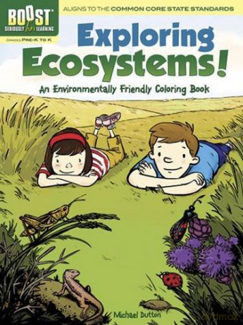 BOOST Exploring Ecosystems! An Environmentally Friendly Coloring Book (BOOST Educational Series) - Michael Dutton [KSIĄŻKA]
