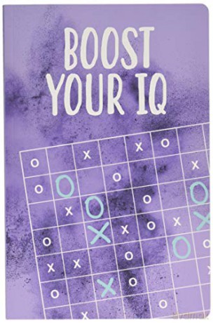 Boost Your IQ (Deluxe 192pp Puzzles) (192pp Royal-format foil puzzles) - Eric Saunders [KSIĄŻKA]