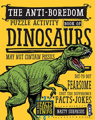 Boredom Buster Puzzle Activity Book of Dinosaurs - David Antram [KSIĄŻKA]