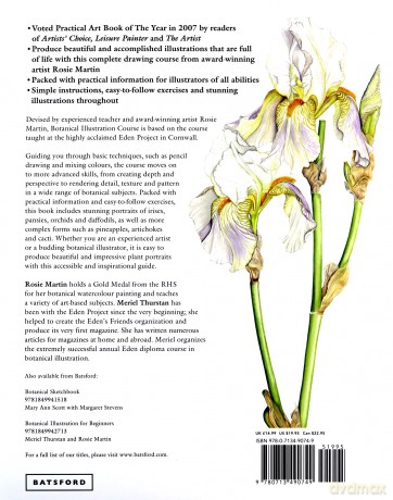 Botanical Illustration Course with the Eden Project: Drawing and watercolour painting techniques for botanical artists - Rosie Martin [KSIĄŻKA]