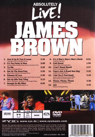 James Brown: Live [DVD]