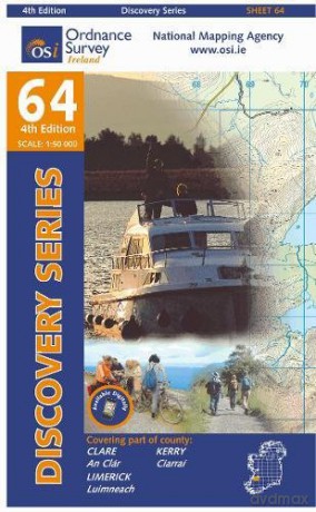 Clare, Kerry, Limerick (Irish Discovery Series): 64 - Ordnance Survey Ireland [KSIĄŻKA]