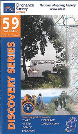 Clare, Offaly, Tipperary (Irish Discovery Series) - Ordnance Survey Ireland [KSIĄŻKA]