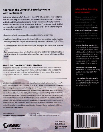 CompTIA Security+ Review Guide: Exam SY0-601 - James Michael Stewart [KSIĄŻKA]
